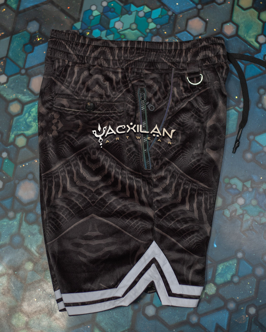 Boxing Shorts White Mountains Men / Velvet Fawn - DARK SANDOKAN